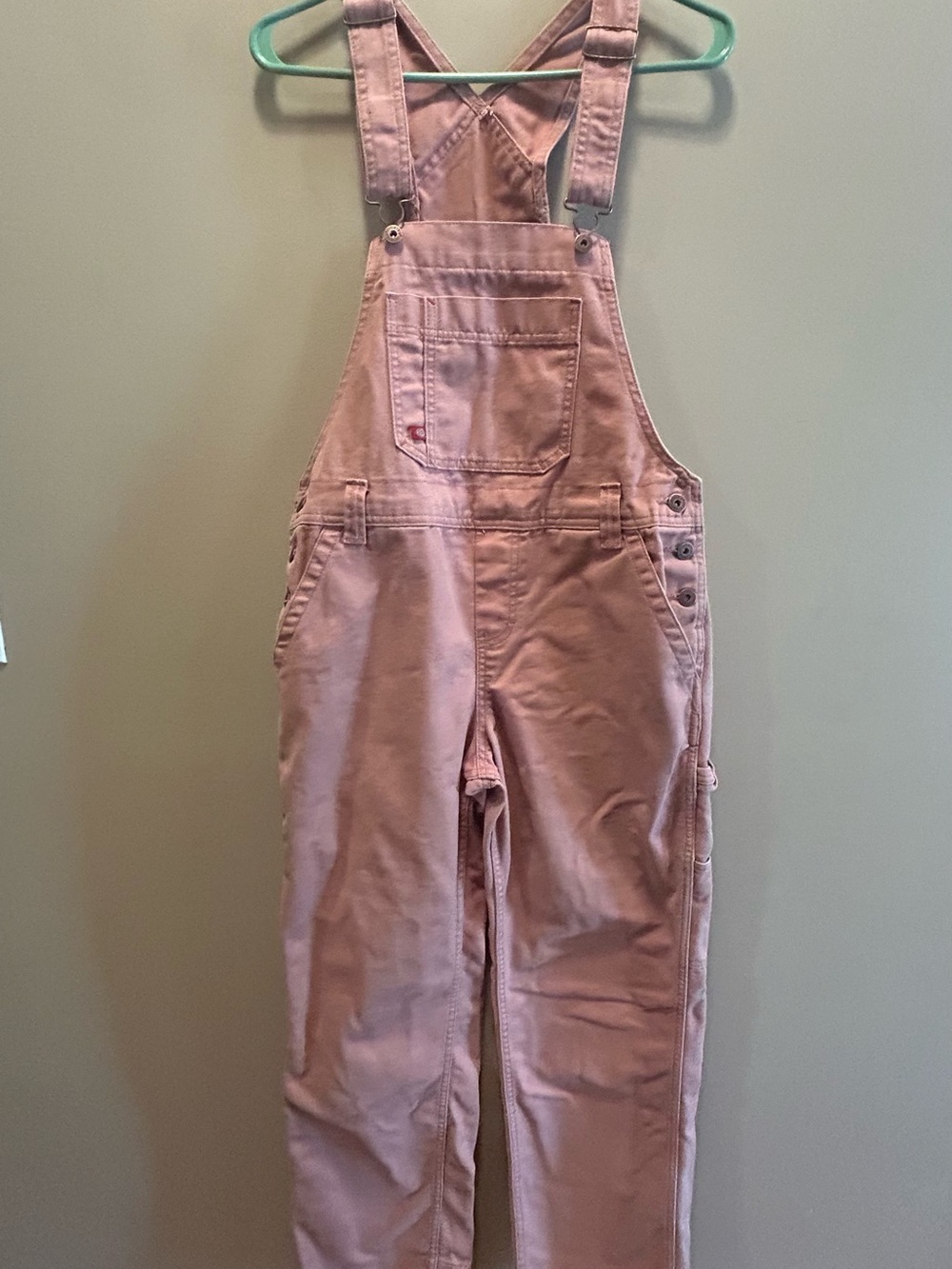 Dickies Pink Women's Jeans Overalls Small